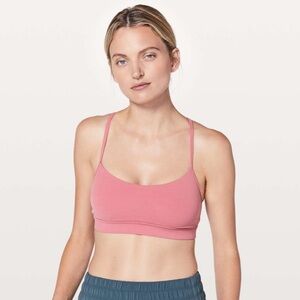 Lululemon pink Flow Y Bra